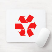 シンボルのリサイクル解除 マウスパッド (マウス)