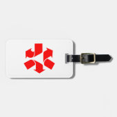 シンボルのリサイクル解除 ラゲッジタグ (正面横)