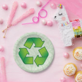 シンボルのリサイクル ペーパープレート (パーティー)