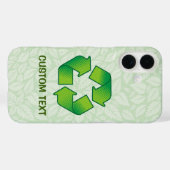 シンボルのリサイクル Case-Mate iPhoneケース (裏面 (横))
