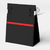 シンボルの細い赤線グラフィック フェイバーボックス (裏面サイド)