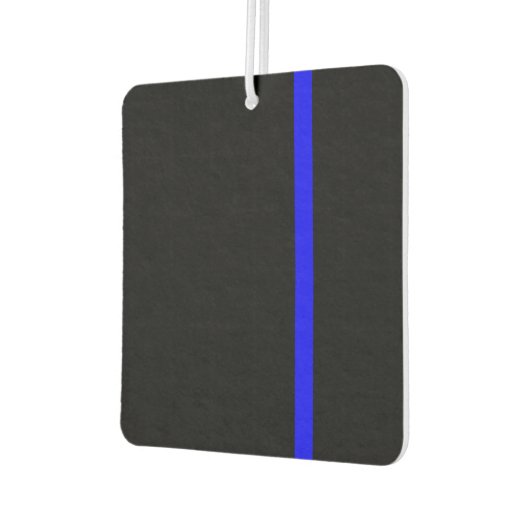 シンボルの細い青い線の垂直スタイル カーエアーフレッシュナー (左)