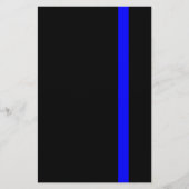 シンボルの細い青い線の垂直 便箋 (正面)