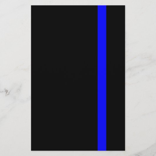 シンボルの細い青い線の垂直 便箋 (正面)