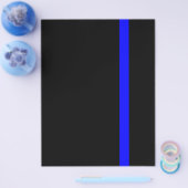 シンボルの薄い青い線の装飾 チラシ (シングル)