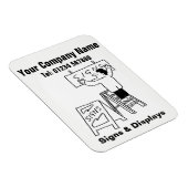 シンボルや象徴と表示の漫画。ビジネスプロモーション マグネット (右側)