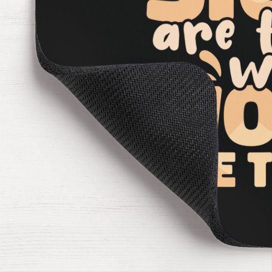 シンボルや象徴は目に何の単語は耳に署名ラング マウスパッド (コーナー)