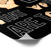 シンボルや象徴は目に…手話ろう ポスター (角)