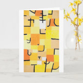 シンボルや象徴イン・イエロー、ポール・クレー カード (黄色い花)