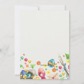 シンボルや象徴オブイースター招待状 招待状 (裏面)