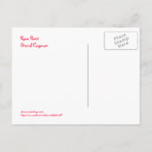 シンボルや象徴カラフルズアットラムポイントグランドケイマン ポストカード (裏面)