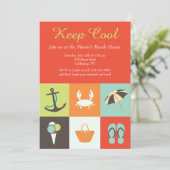 シンボルや象徴ズオブサマー招待状 招待状 (スタンド正面)