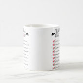 シンボルや象徴熱狂する，ネズミの女の子 コーヒーマグカップ (中央)