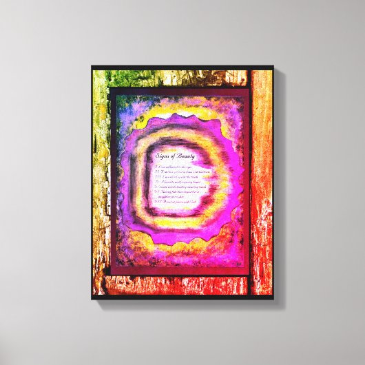 シンボルや象徴美しい キャンバスプリント (正面)