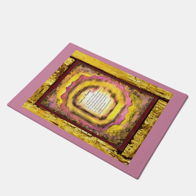 シンボルや象徴美しい ドアマット (アングル)