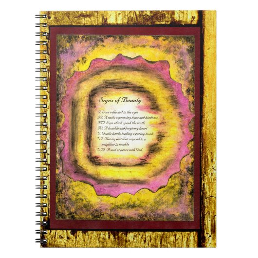 シンボルや象徴美しい ノートブック (正面)