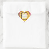 シンボルや象徴美しい ハートシール (バッグ)