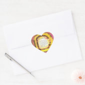 シンボルや象徴美しい ハートシール (封筒)