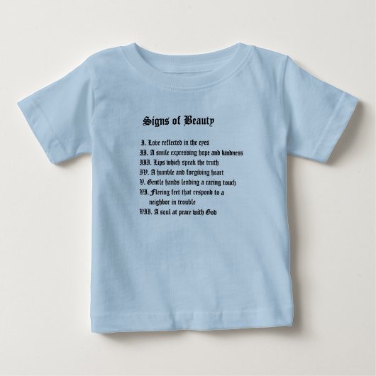 シンボルや象徴美しい ベビーTシャツ (正面)