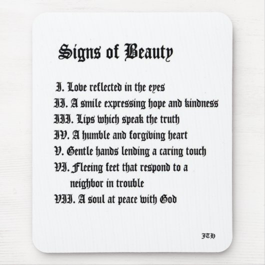 シンボルや象徴美しい マウスパッド (正面)