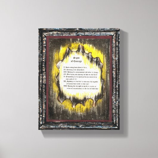 シンボルや象徴 キャンバスプリント (正面)