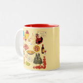 シンボルスペインの旅行愛好家 ツートーンマグカップ (正面左)