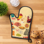 シンボルスペインの旅行愛好家 鍋つかみ (トップダウン)