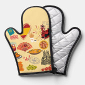 シンボルスペインの旅行愛好家 鍋つかみ (正面/裏面)