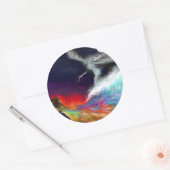 シンボルフローステッカー ラウンドシール (封筒)