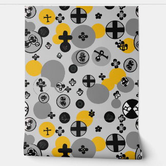 シンボルモダン付き壁紙 壁紙