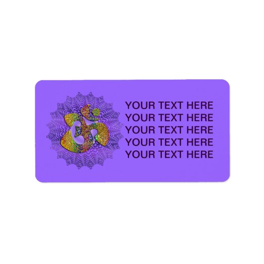 シンボルユニバーサルOM /オウム-オーナメント ラベル (正面)