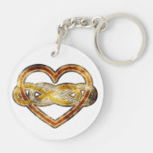 シンボル二重無限大ハートBiColor キーホルダー (裏面)