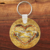 シンボル二重無限大ハートBiColor キーホルダー (正面)