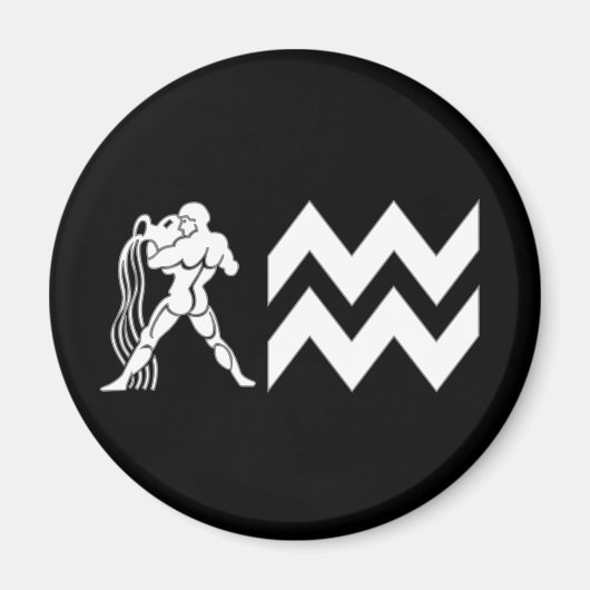 シンボル付きアクエリアス マグネット (正面)