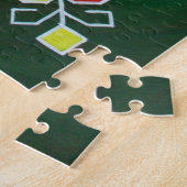 シンボル伝統的付きラトビアフォークアー絵画ト ジグソーパズル (側面)