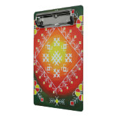 シンボル伝統的付きラトビアフォークアー絵画ト ミニクリップボード (アングル2)