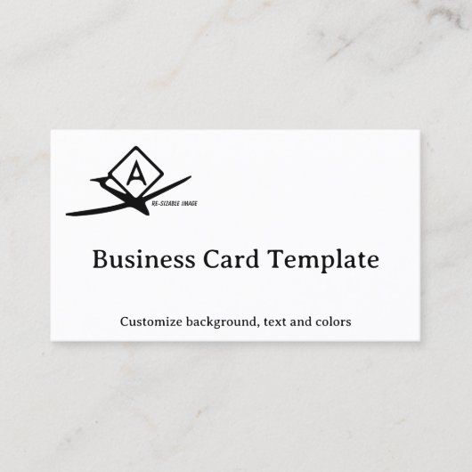 シンボル断面図有酸素練習領域 名刺 (正面)