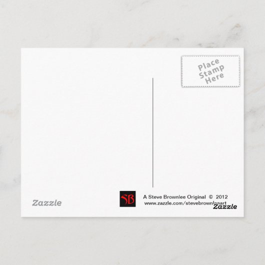 シンボル日本の繁栄はがき ポストカード (裏面)