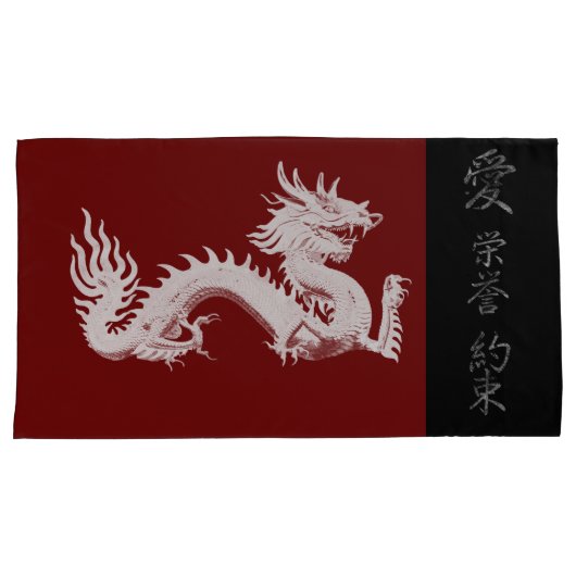 シンボル日本の:愛の名誉の約束 枕カバー (正面右)