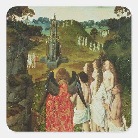 シンボル泉の楽園 スクエアシール (正面)