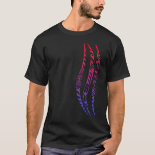 シンボル波パターン文化マオリ族の新しい熱意 Tシャツ
