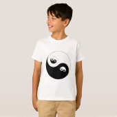 シンボル陰陽フラクタルフラクタル Tシャツ (正面フル)
