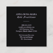 *~*シンボル霊気マスタ先生グリッター スクエア名刺 (裏面)