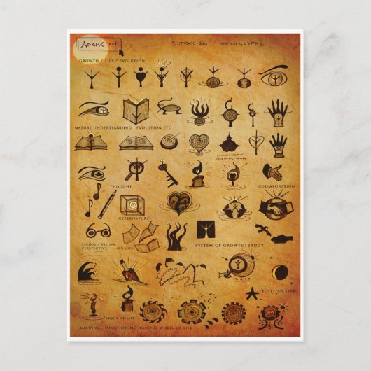 シンボル1ポストカード ポストカード (正面)