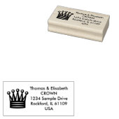 シンボル/アイコンのみ – CROWN +アイディア ラバースタンプ (押印)