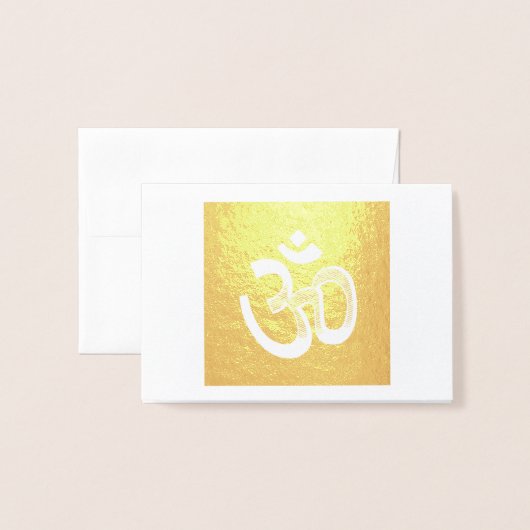 シンボルOM個人式 箔カード (封筒付き正面)