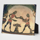 シンポジウムの準備をする召使たち詳細 フォトプラーク (側面)