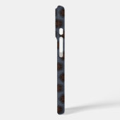 シンメトリーな線画のメカニカルフラワースタイル Case-Mate iPhoneケース (裏面 / 左)