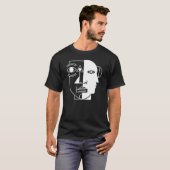 シンメトリーの破綻:角度の間の顔 Tシャツ (正面フル)