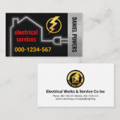 シンメリング銀電気ホーム回路 名刺 (正面/裏面)